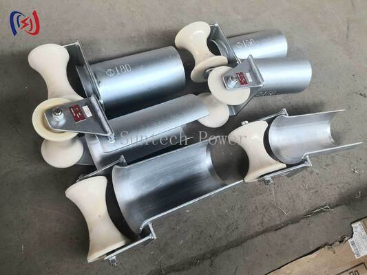 D 시리즈 케이블 입구 보호 롤러 80-200mm 튜브 지름