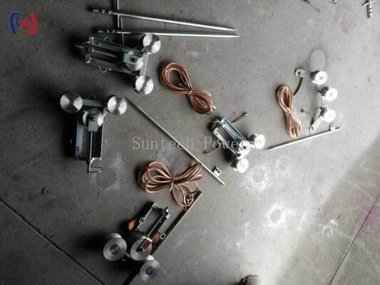 전문 100A 최대 전류 가어닝 블록 50mm 밑 지름과 안전한 전기 Earthing을 위해 주사철 재료