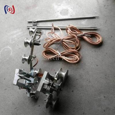 전문 100A 최대 전류 가어닝 블록 50mm 밑 지름과 안전한 전기 Earthing을 위해 주사철 재료