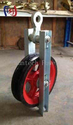 전문 고속 회전 블록은 낮은 마찰 껍질과 50KN 등급 부하로 매끄럽고 효율적인 케이블 방향 변경을 위해