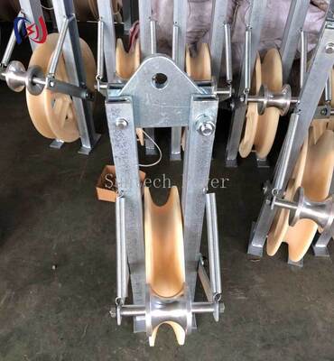 프로페셔널 그라운딩 롤러 스트링 블럭, 오피그와 508mm 셰브 지름의 손해 없는 설치를 위한 비전도 설계