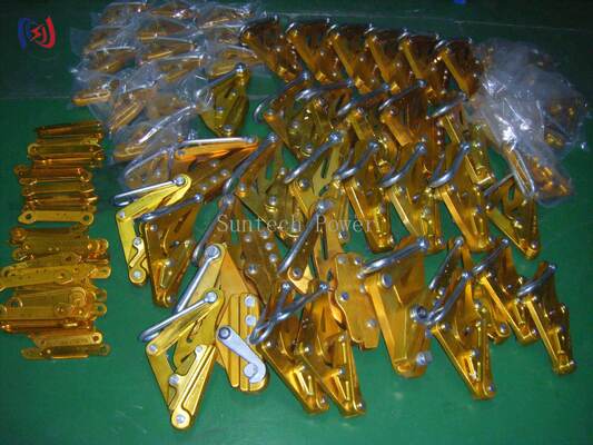 알루미늄 합금 선도기 접착기 7-80KN 등급 부하, 14-48mm 맥스 오픈, 안전한 취급을 위한 비손해 잡기