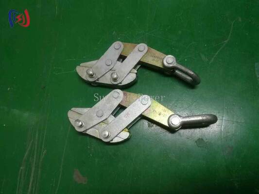 50-200KN 등급 부하를 가진 경련 방지 스틸 로프 그립퍼