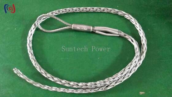 12~150mm 케이블에 손상을 입히지 않는 잡힘을 위한 고탄력 스테인리스 스틸 케이블  Mesh Sock Joint