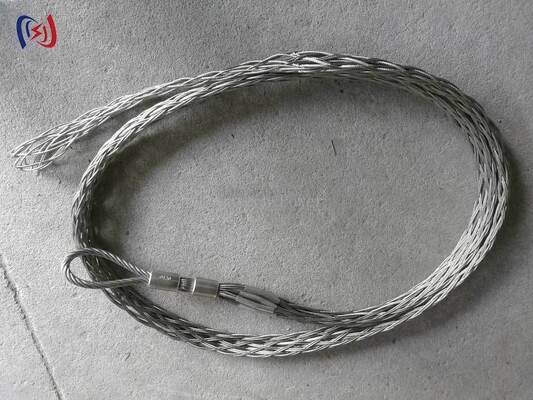 12~150mm 케이블에 손상을 입히지 않는 잡힘을 위한 고탄력 스테인리스 스틸 케이블  Mesh Sock Joint