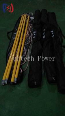 안전 전기 가워딩을 위해 25-50mm2 구리와 1000-5500mm 총 길이를 가진 10-500KV 전압의 전문 가워딩 납