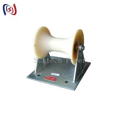 전문 5KN 등급 부하 케이블 지상 롤러 150-160mm 지하 케이블 설치를위한 가조 알루미늄 운반기