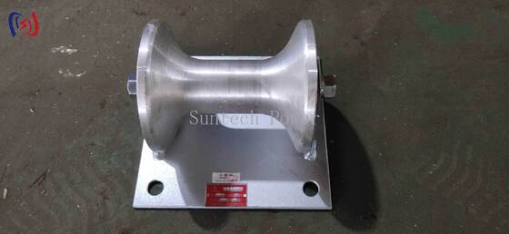 전문 5KN 등급 부하 케이블 지상 롤러 150-160mm 지하 케이블 설치를위한 가조 알루미늄 운반기