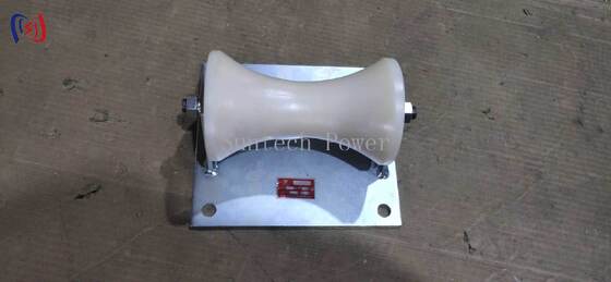 전문 5KN 등급 부하 케이블 지상 롤러 150-160mm 지하 케이블 설치를위한 가조 알루미늄 운반기