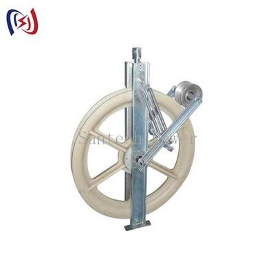 Grounding Roller Stringing Block for OPGW Installation | Non Conductive Multi Sheave Pulley