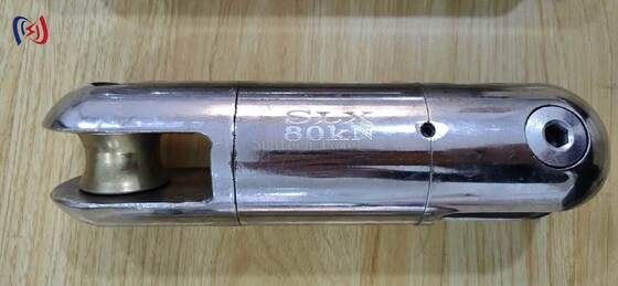 정격 하중 5-250KN 및 360° 회전 기능을 갖춘 송전선 조립용 중부하 스위블 조인트