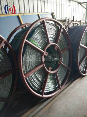 12 스트랜드 9-42mm 지름과 54-817KN 안정적인 리프팅을위한 파기 힘과 함께 트위스트 방지 와이어 로프