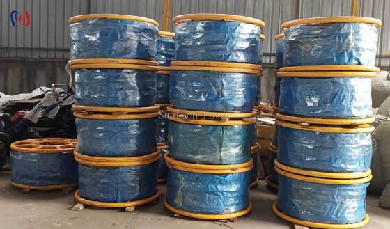 12 가닥 꼬임 방지 와이어 로프 9-42mm 54-817KN 파괴 강도 안정적인 리프팅