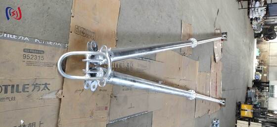 120x7mm 튜브 지름, 6-13m 길이, 송전 타워 건설을 위한 부식 저항 코팅
