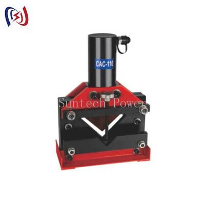 350KN Hydraulic Angle Steel Cutter for 110 x 110 x 10 mm Transmission Tower Steel