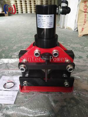 350KN Hydraulic Angle Steel Cutter for 110 x 110 x 10 mm Transmission Tower Steel