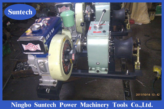 ISO 승인되 4.1 kw 30KN 5T 동력이 공급된 윈치 전기 케이블 풀러