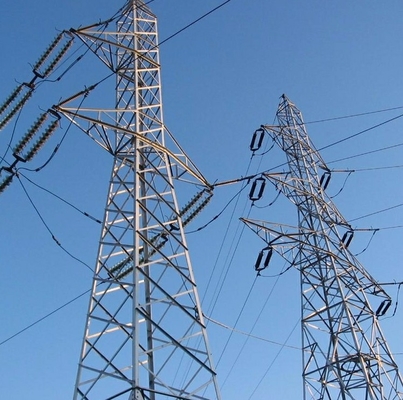 다각형 원추형 220kv 강 횡단 격자 철탑