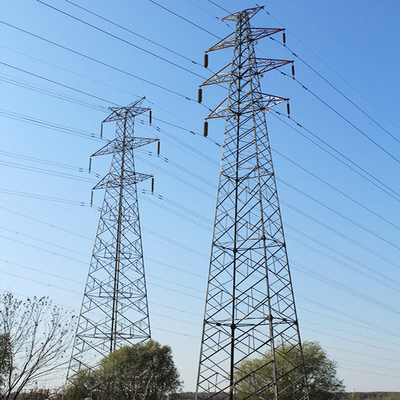 관형 용융 아연 도금 330kv 천사 강철 격자 타워