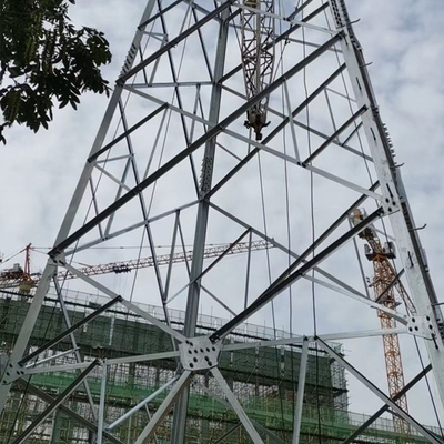110kV 전송선 아연 도금 각 강철 격자 철탑