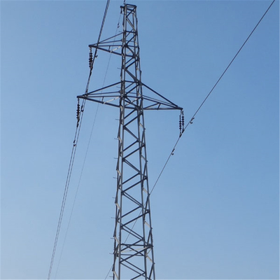 아연 도금 33KV 전송 라인 강철 격자 타워