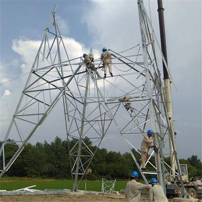 앵글 스틸 Q355B Q255B 110KV 격자 전송 타워