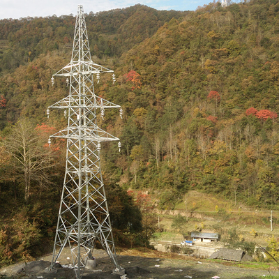 격자 HDG 강철 33KV 전송 라인 타워