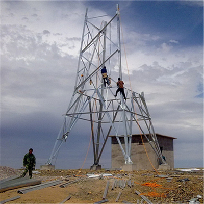 33KV 앵글 스틸 이중 루프 전송 라인 타워