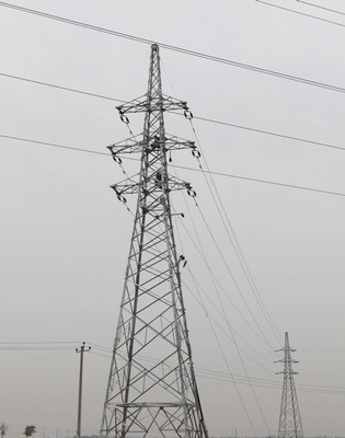 10 - 1000KV HDG 각 강철 두 배 회로 격자 전송 탑