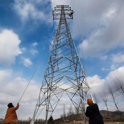 뜨거운 복각 직류 전기를 통한 천사 강철 132 KV 전송선 탑