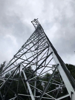 ASTM123 아연 도금 110KV 배전 강철 격자 타워