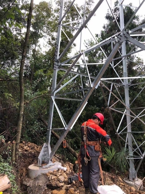 110KV HDG 앵글 스틸 주탑 전송 타워
