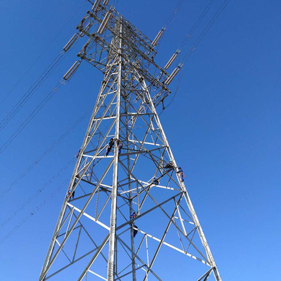 HDG 앵글 스틸 132KV 송전선로 타워