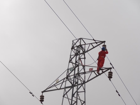 HDG 앵글 스틸 132KV 송전선로 타워