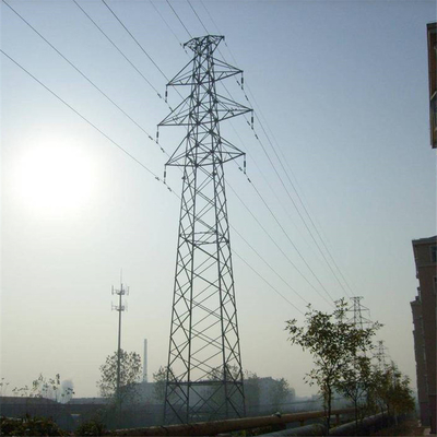 33KV 전송선을 위한 직류 전기를 통한 Q345 강철 두 배 회로 탑