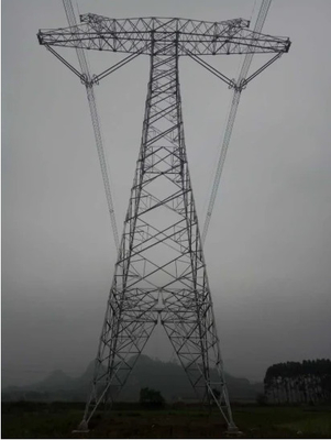 10 - 500KV 이중 회로 격자 전송 타워