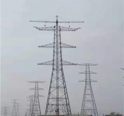 10 - 500KV 이중 회로 격자 전송 타워