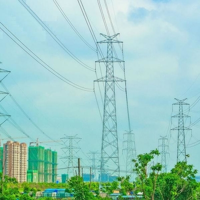 110KV 통신 Q235 Q345 Q420 강철 격자 타워