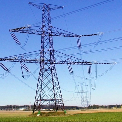 높은 바람 포용력 110kV 132kV 모노폴 셀룰러 전송 타워