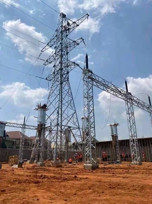 10 - 1000KV 전력 전송 격자 강철 탑