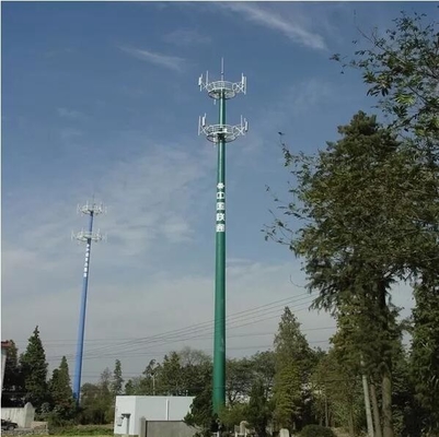 내마모성 10 - 750KV Monopole Telecom Tower ASTM 승인