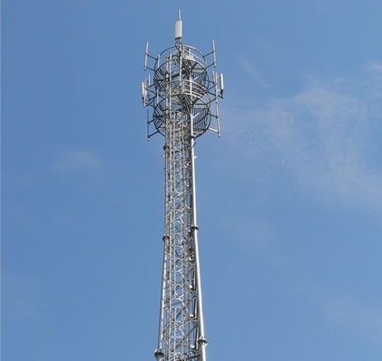 ASTM A123 아연 도금 격자 관각 강철 텔레콤 타워