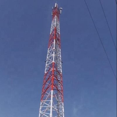 고온 침지 직류 전기로 자극된 브라켓과 3 다리 각도 330KV 원거리 통신 철탑립
