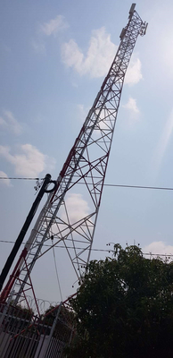 Gsm 통신 격자형 철탑 철 Q235B 전기 본인 지지
