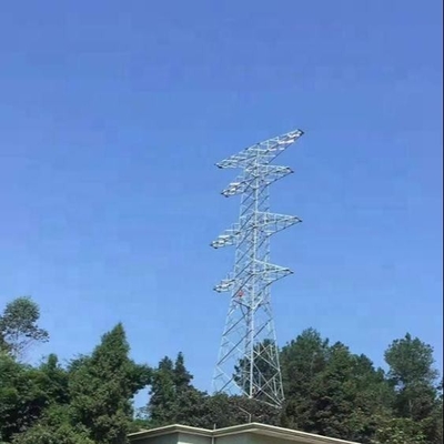전기적 전송 탑 직선강 격자형 철탑 135KV