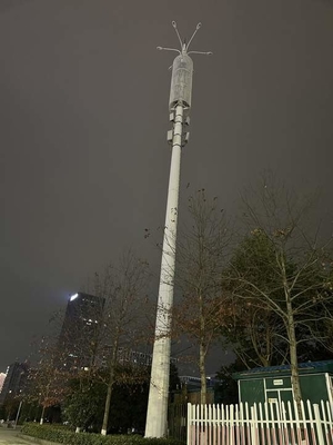 브라켓과 Q345 철 직류 전기로 자극된 Mast 타워 폴대